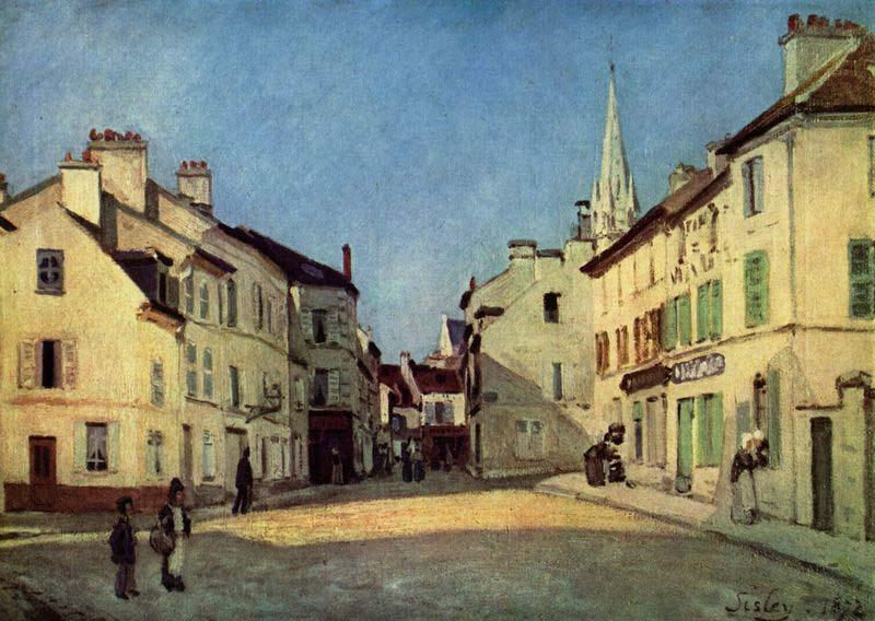 Alfred Sisley Platz in Argenteuil Norge oil painting art